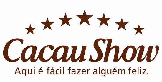 Ovo de Páscoa Cacau Show Logo Cacau Show
