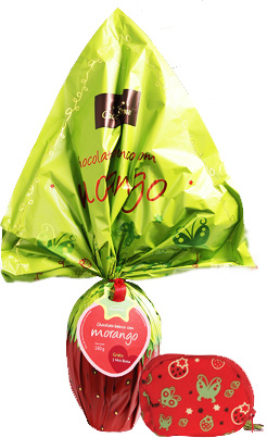 Ovo de Páscoa Cacau Show  Morango
