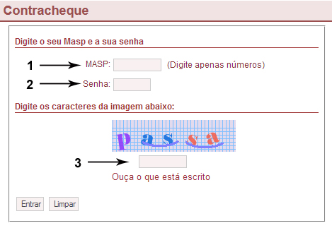 Consultar Contra Cheque - Portal do Servidor MG