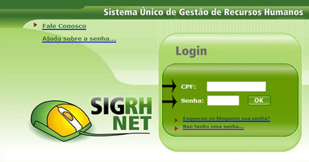 Portal do Servidor DF - Login