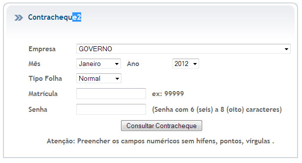 Portal do Servidor PE - Contra Cheque, Consulta e Validação