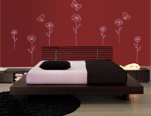 Adesivos de Parede para Quarto Feminino Adesivos de Parede para Quarto Feminino