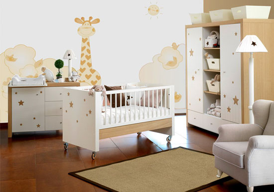 Adesivos de parede para quarto de bebê