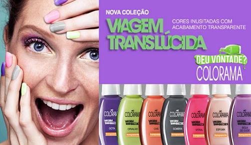 Colorama Viagem Translúcida