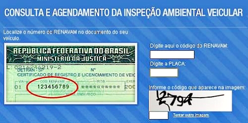 Controlar Agendamento - Inspeção Veicular 2012