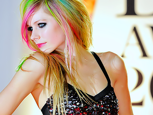 Cabelos Coloridos com Mechas