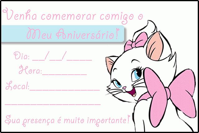 Modelo de Convite de Aniversário para Imprimir