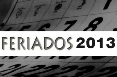 Feriados Nacionais em 2013