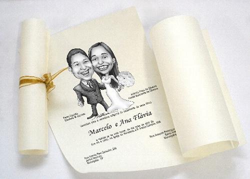Modelos de Convites de Casamento para Imprimir