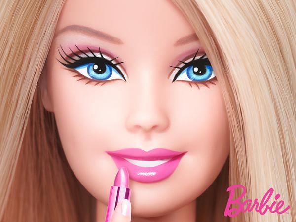 Imagem da Barbie Para Colorir e Imprimir