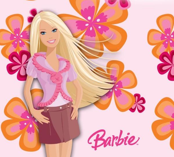 Imagem da Barbie Para Colorir e Imprimir