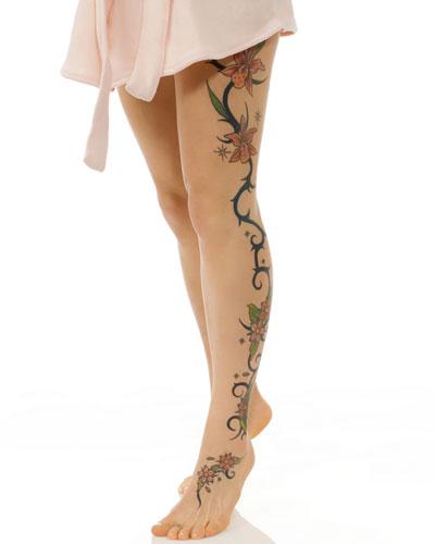 Tatuagem Feminina na Perna