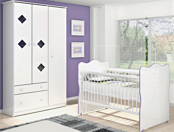 Móveis para Quarto de Bebê Feminino