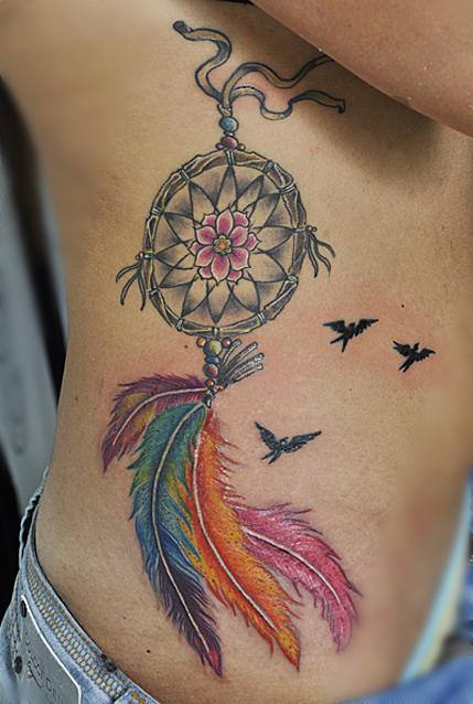 Tatuagem de Filtro dos Sonhos