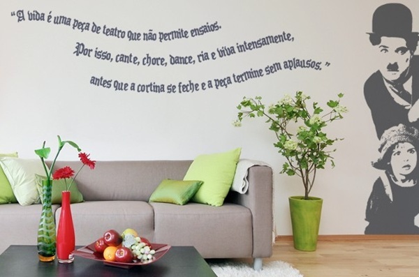 Adesivos de Parede com Frases Personalizadas