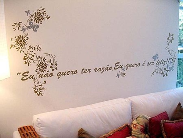 Adesivos de Parede com Frases Personalizadas