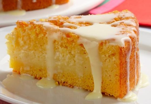 Bolo de Milho com Leite Condensado
