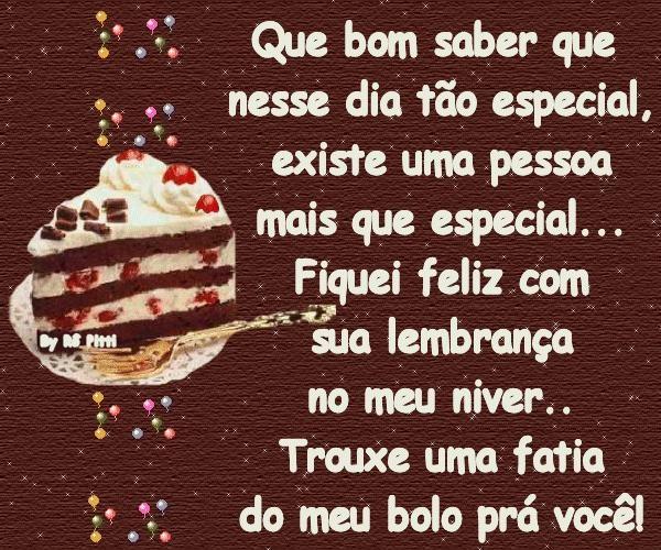 Mensagens de Agradecimento de Aniversário
