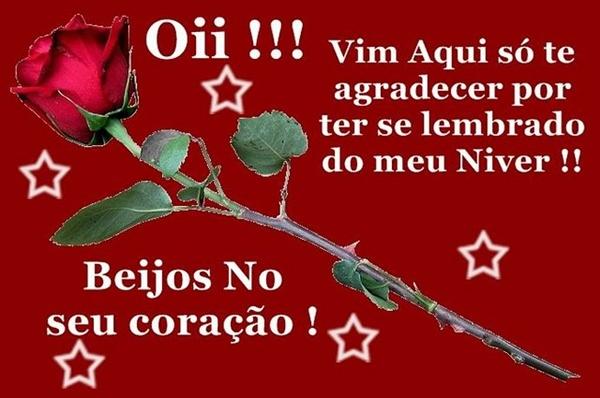 Mensagens de Agradecimento de Aniversário