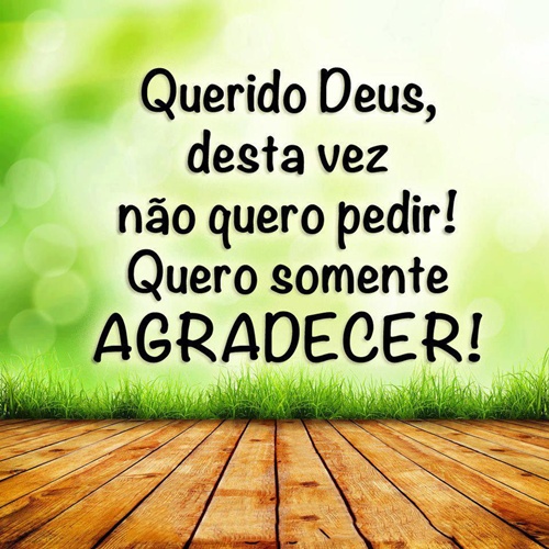 Mensagens de Agradecimento a Deus
