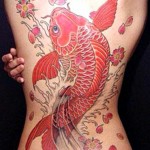 Tatuagem de Carpa