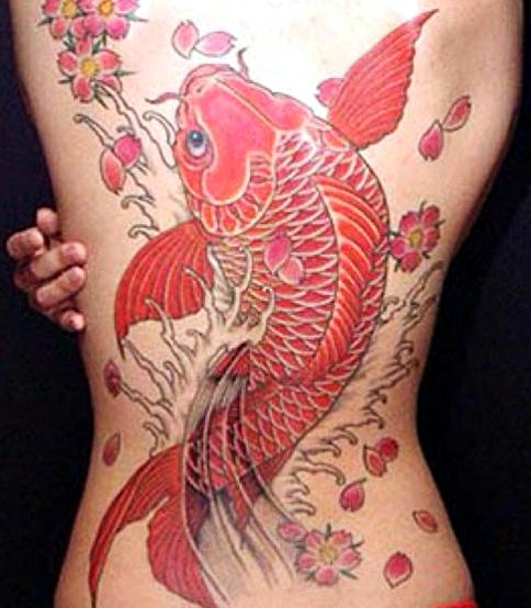 Tatuagem de Carpa