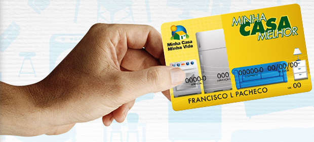 Com o cartão, você financia suas compras em até 48x. (Imagem: Reprodução)