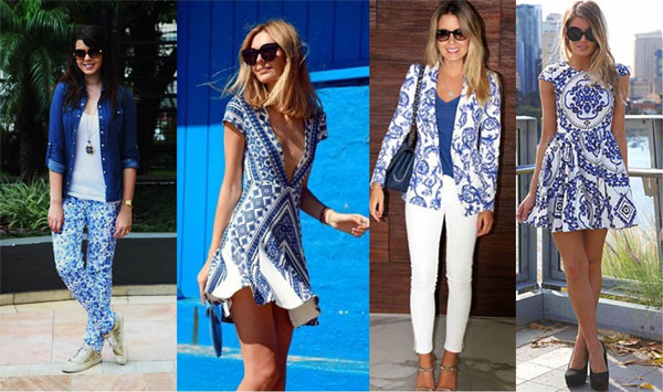 As roupas com estampas de azulejos são o hit do verão. (Foto: Divulgação)