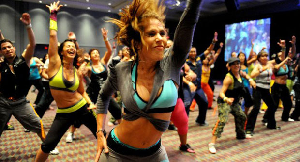 Aula de Zumba . (Foto: Divulgação)