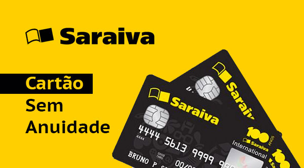 cartão saraiva zero anuidade